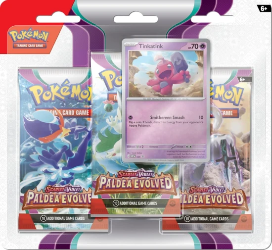 Paldea Evolved 3-pack Tinkatink