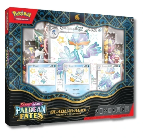 Paldean Fates Quaquaval ex Premium Collection (Karty Pokemon TCG)
