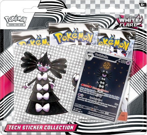 White Flare Tech Sticker Gothitelle (Karty Pokemon TCG)