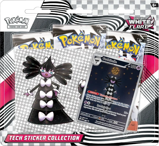 White Flare Tech Sticker Gothitelle (Karty Pokemon TCG)