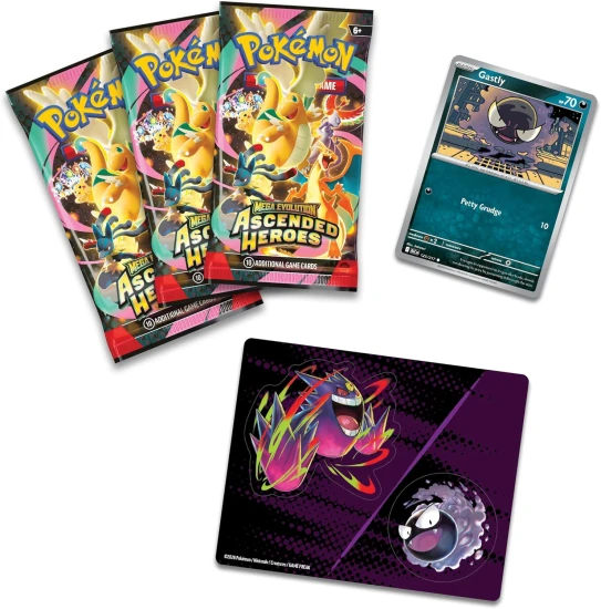 scended Heroes Tech Sticker Gastly / Mega Gengar (Karty Pokemon TCG)