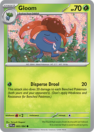 Karta Pokemon 002 94 Gloom [Phantasmal Flames].JPG