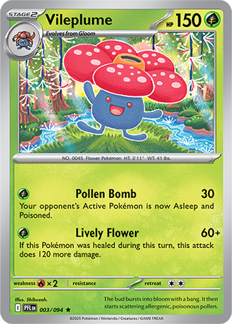 Karta Pokemon 003 94 Vileplume [Phantasmal Flames].JPG