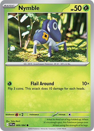 Karta Pokemon 009 94 Nymble [Phantasmal Flames].JPG