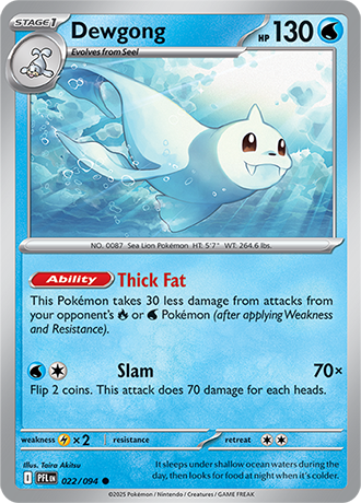 Karta Pokemon 022 94 Dewgong [Phantasmal Flames].JPG