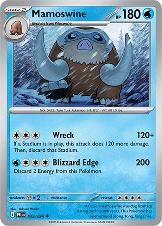 Karta Pokemon 025 94 Mamoswine [Phantasmal Flames].JPG