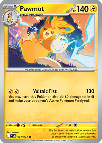 Karta Pokemon 034 94 Pawmot [Phantasmal Flames].JPG