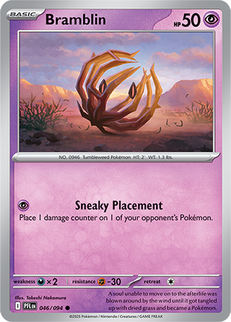 Karta Pokemon 046 94 Bramblin [Phantasmal Flames].JPG