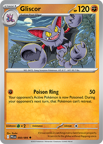 Karta Pokemon 050 94 Gliscor [Phantasmal Flames].JPG