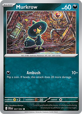 Karta Pokemon 057 94 Murkrow [Phantasmal Flames].JPG