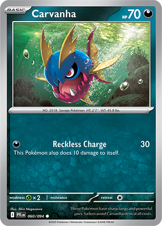 Karta Pokemon 060 94 Carvanha [Phantasmal Flames].JPG