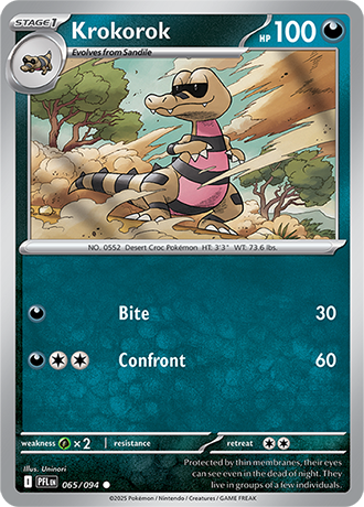 Karta Pokemon 065 94 Krokorok [Phantasmal Flames].JPG