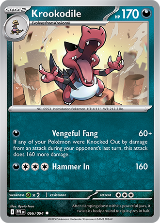 Karta Pokemon 066 94 Krookodile [Phantasmal Flames].JPG