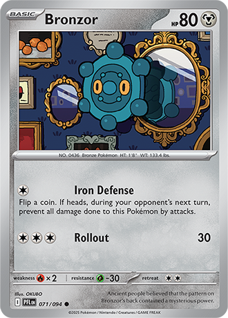 Karta Pokemon 071 94 Bronzor [Phantasmal Flames].JPG