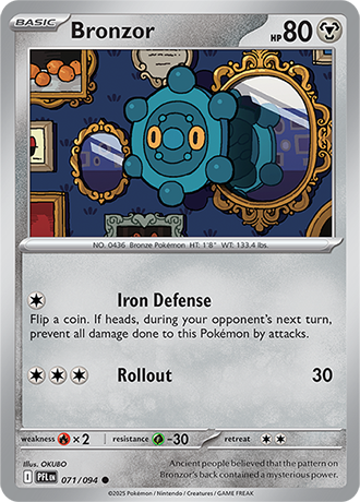 Karta Pokemon 071 94 Bronzor [Phantasmal Flames].JPG