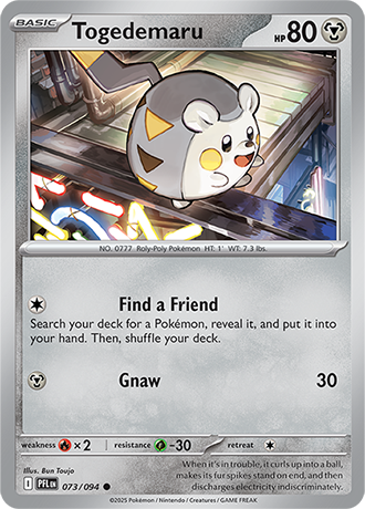 Karta Pokemon 073 94 Togedemaru [Phantasmal Flames].JPG