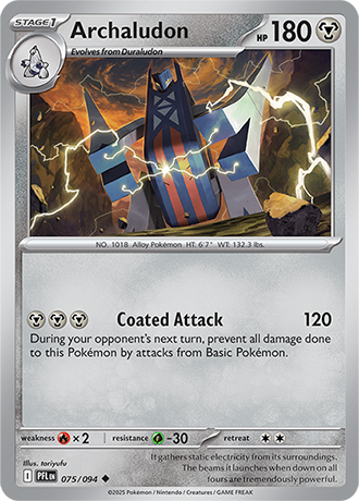 Karta Pokemon 075 94 Archaludon [Phantasmal Flames].JPG