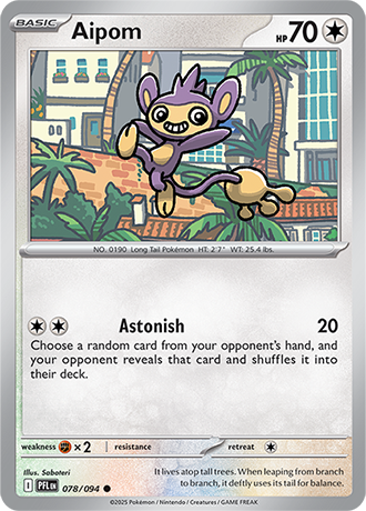 Karta Pokemon 078 94 Aipom [Phantasmal Flames].JPG