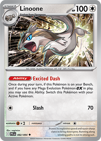 Karta Pokemon 082 94 Linoone [Phantasmal Flames].JPG