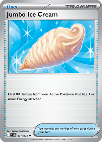 Karta Pokemon 091 94 Jumbo Ice Cream [Phantasmal Flames].JPG