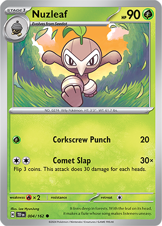 Karta Pokemon 004 162 Nuzleaf [Temporal Forces].JPG
