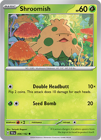 Karta Pokemon 006 162 Shroomish [Temporal Forces].JPG