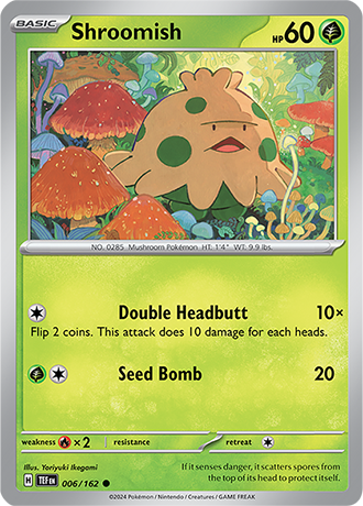 Karta Pokemon 006 162 Shroomish [Temporal Forces].JPG