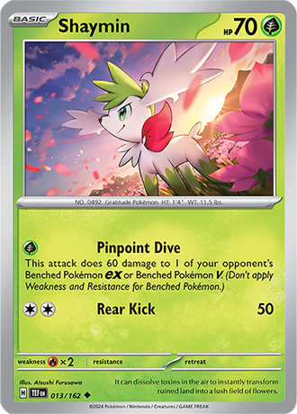Karta Pokemon 013 162 Shaymin [Temporal Forces].JPG