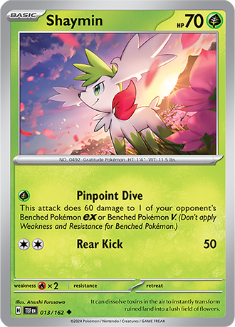 Karta Pokemon 013 162 Shaymin [Temporal Forces].JPG