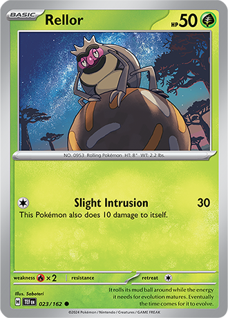 Karta Pokemon 023 162 Rellor [Temporal Forces].JPG