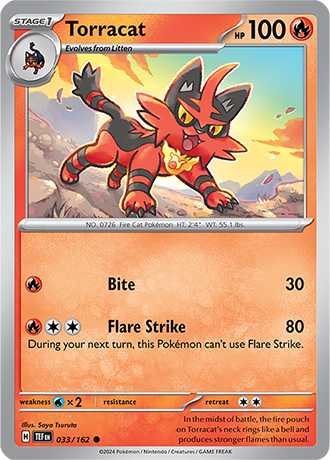 Karta Pokemon 033 162 Torracat [Temporal Forces].JPG