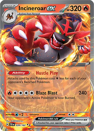 Karta Pokemon 034 162 Incineroar ex [Temporal Forces].JPG