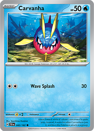 Karta Pokemon 042 162 Carvanha [Temporal Forces].JPG