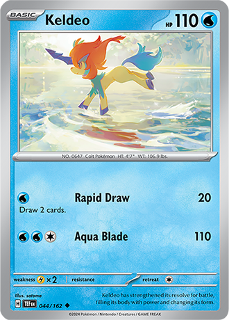 Karta Pokemon 044 162 Keldeo [Temporal Forces].JPG
