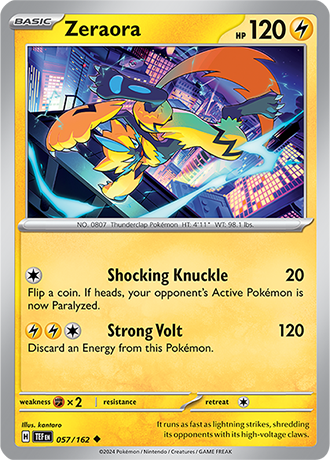 Karta Pokemon 057 162 Zeraora [Temporal Forces].JPG
