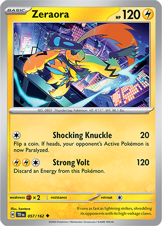 Karta Pokemon 057 162 Zeraora [Temporal Forces].JPG