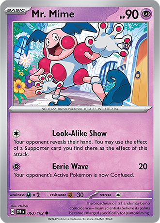 Karta Pokemon 063 162 Mr. Mime [Temporal Forces].JPG