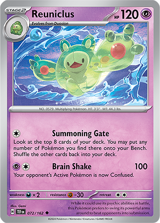 Karta Pokemon 072 162 Reuniclus [Temporal Forces].JPG