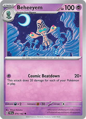 Karta Pokemon 074 162 Beheeyem [Temporal Forces].JPG