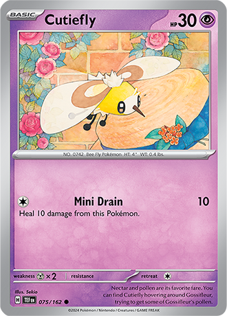 Karta Pokemon 075 162 Cutiefly [Temporal Forces].JPG