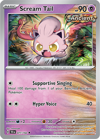 Karta Pokemon 077 162 Scream Tail [Temporal Forces].JPG