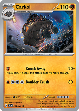 Karta Pokemon 094 162 Carkol [Temporal Forces].JPG
