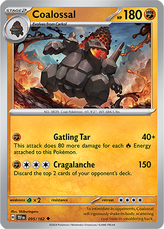 Karta Pokemon 095 162 Coalossal [Temporal Forces].JPG