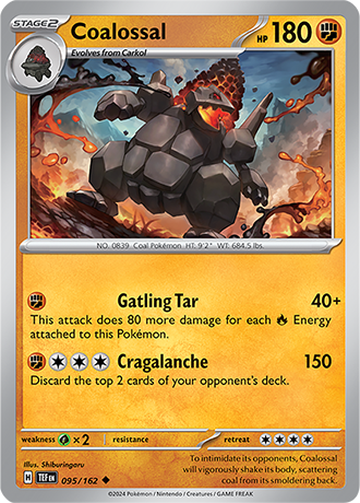 Karta Pokemon 095 162 Coalossal [Temporal Forces].JPG