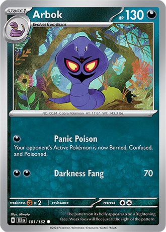 Karta Pokemon 101 162 Arbok [Temporal Forces].JPG