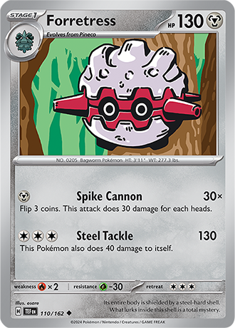 Karta Pokemon 110 162 Forretress [Temporal Forces].JPG