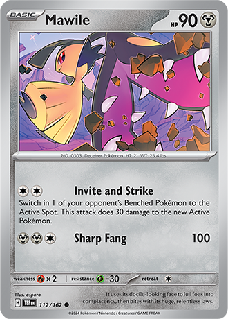 Karta Pokemon 112 162 Mawile [Temporal Forces].JPG