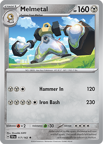 Karta Pokemon 117 162 Melmetal [Temporal Forces].JPG