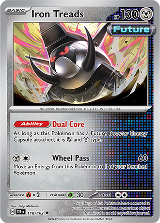 Karta Pokemon 118 162 Iron Treads [Temporal Forces].JPG