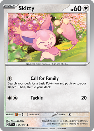 Karta Pokemon 130 162 Skitty [Temporal Forces].JPG